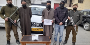 Three Drug Peddlers Arrested In J&K Baramulla